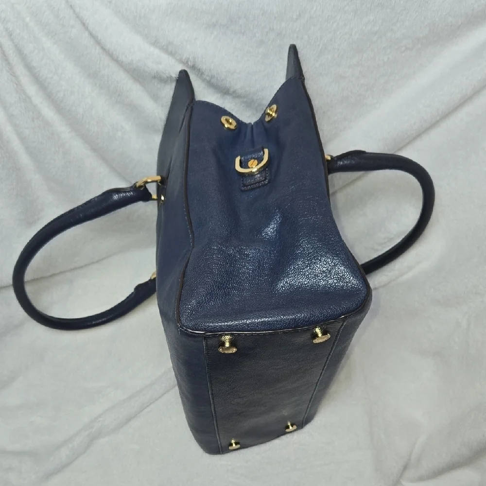 Michael Kors Vintage Satchel Gold MK HDWR Classic Elegance SOFT Leather